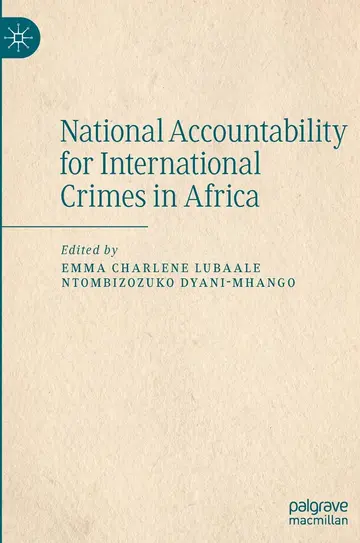 Cover of National Accountability for International Crimes in Africa