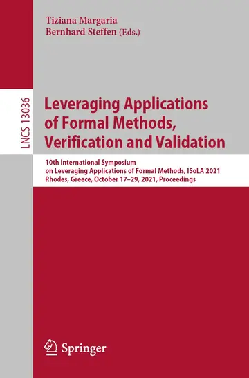 Cover of Leveraging Applications of Formal Methods, Verification and Validation