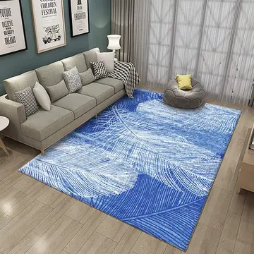 Cover of MOXIC Soft Abstract Art Living Room Area Rugs Rectangular Children Crawling Bedroom Rug Fleece Anti-Slip Carpets Nordic Feather Modern Home Decor Mats Indoor Outdoor Runners Nursery 2' X 3'