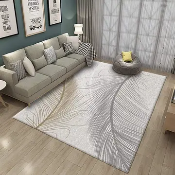 Cover of MOXIC Soft Abstract Art Living Room Area Rugs Rectangular Children Crawling Bedroom Rug Fleece Anti-Slip Carpets Nordic Feather Modern Home Decor Mats Indoor Outdoor Runners Nursery 4' X 5'