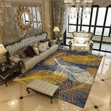 Cover of MOXIC Soft Abstract Art Living Room Area Rugs Rectangular Children Crawling Bedroom Rug Fleece Anti-Slip Carpets Nordic Feather Modern Home Decor Mats Indoor Outdoor Runners Nursery 2' X 3'