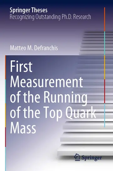Cover of First Measurement of the Running of the Top Quark Mass