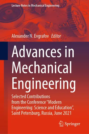 Cover of Advances in Mechanical Engineering