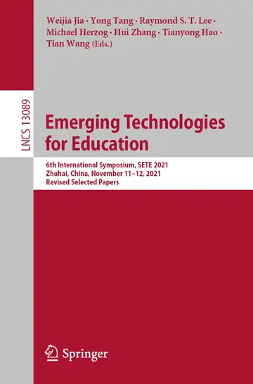Cover of Emerging Technologies for Education