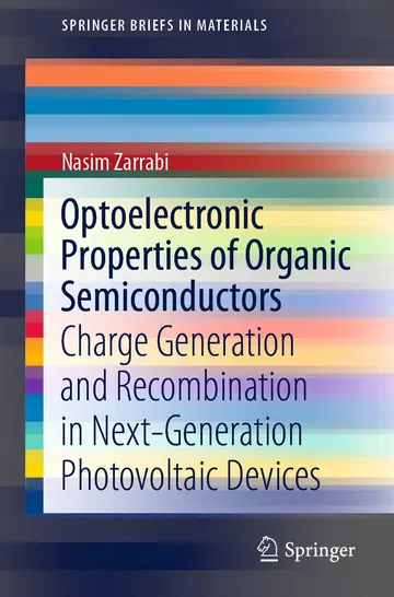Cover of Optoelectronic Properties of Organic Semiconductors