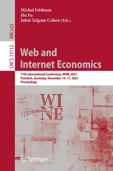 Cover of Web and Internet Economics