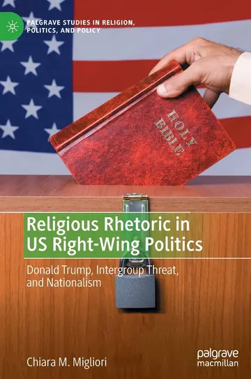 Cover of Religious Rhetoric in US Right-Wing Politics