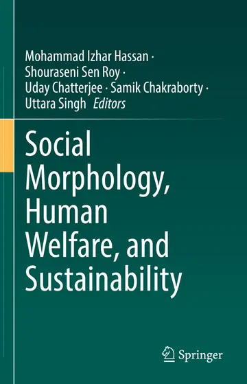 Cover of Social Morphology, Human Welfare, and Sustainability