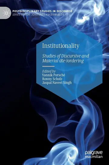 Cover of Institutionality