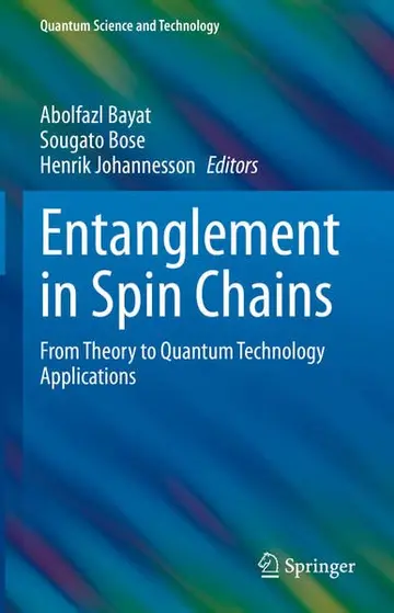 Cover of Entanglement in Spin Chains