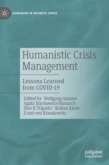Cover of Humanistic Crisis Management