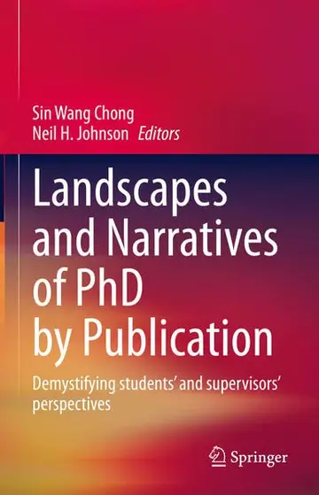 Cover of Landscapes and Narratives of PhD by Publication