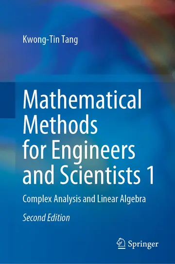Cover of Mathematical Methods for Engineers and Scientists 1