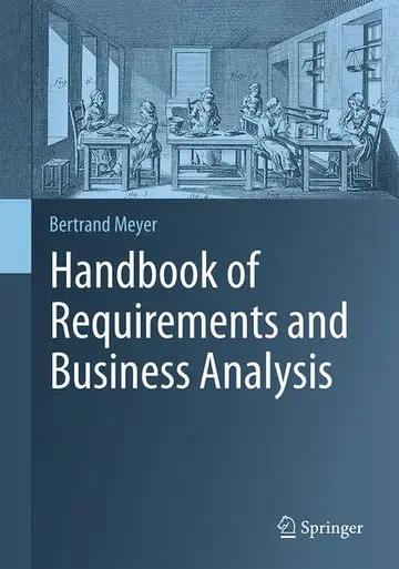 Cover of Handbook of Requirements and Business Analysis