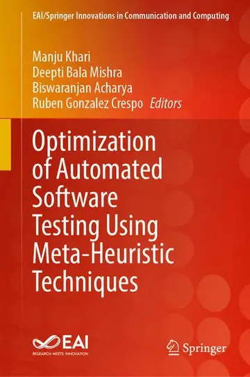 Cover of Optimization of Automated Software Testing Using Meta-Heuristic Techniques
