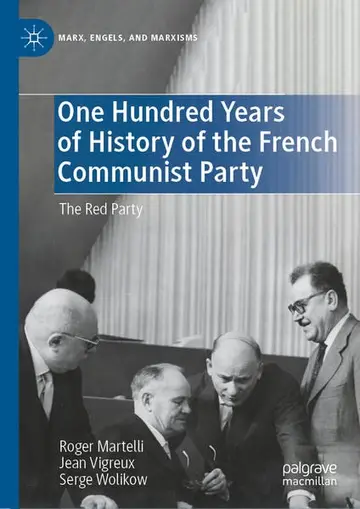 Cover of One Hundred Years of History of the French Communist Party