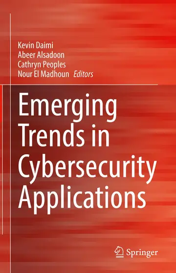 Cover of Emerging Trends in Cybersecurity Applications
