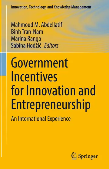 Cover of Government Incentives for Innovation and Entrepreneurship