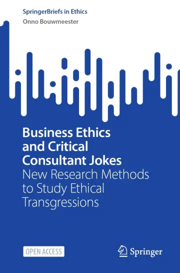 Cover of Business Ethics and Critical Consultant Jokes