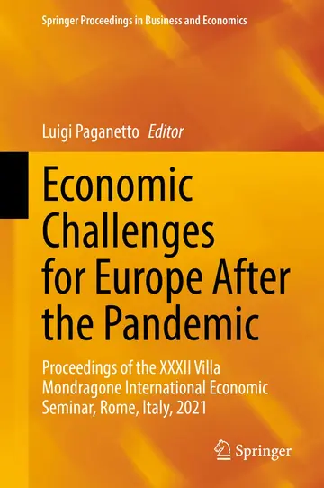 Cover of Economic Challenges for Europe After the Pandemic