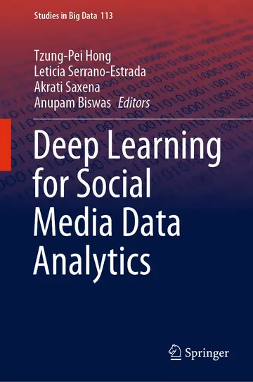 Cover of Deep Learning for Social Media Data Analytics