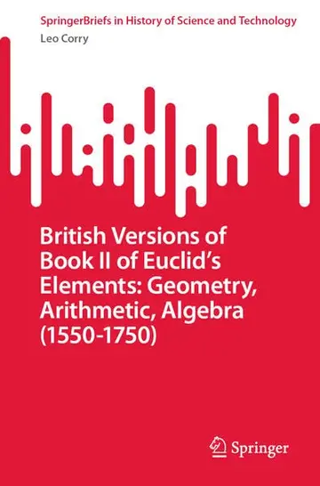 Cover of British Versions of Book II of Euclid’s Elements
