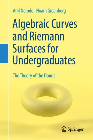 Cover of Algebraic Curves and Riemann Surfaces for Undergraduates