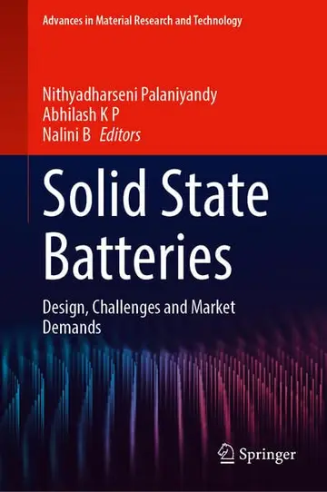 Cover of Solid State Batteries