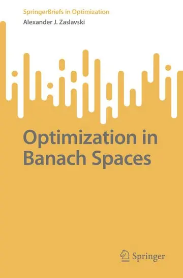 Cover of Optimization in Banach Spaces