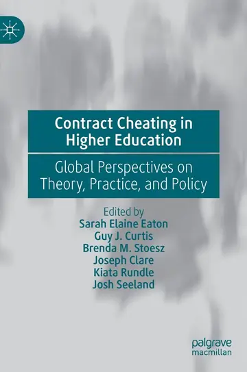 Cover of Contract Cheating in Higher Education