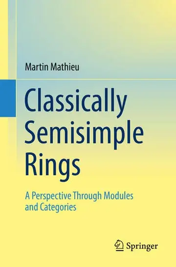 Cover of Classically Semisimple Rings