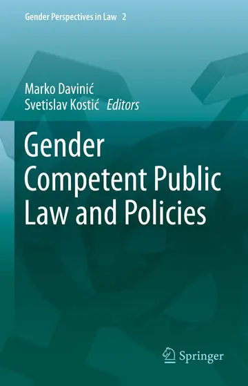 Cover of Gender Competent Public Law and Policies