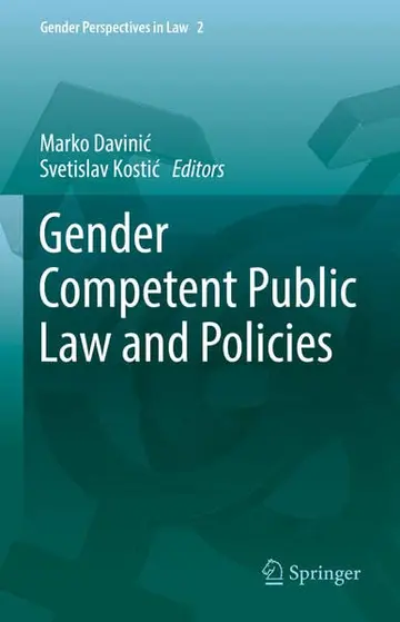 Cover of Gender Competent Public Law and Policies