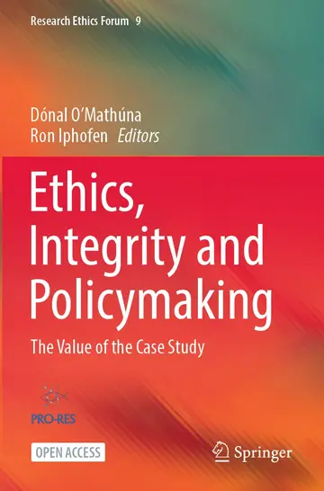 Cover of Ethics, Integrity and Policymaking