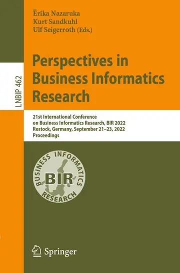 Cover of Perspectives in Business Informatics Research