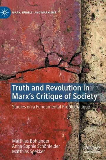 Cover of Truth and Revolution in Marx's Critique of Society