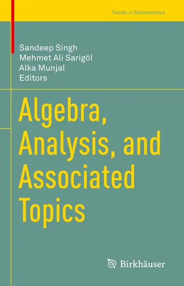 Cover of Algebra, Analysis, and Associated Topics
