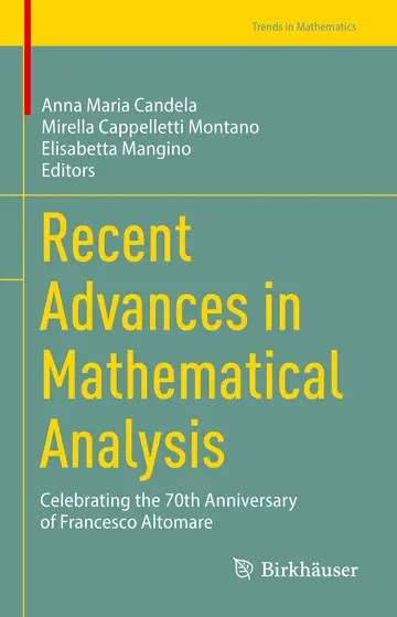 Cover of Recent Advances in Mathematical Analysis