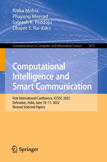 Cover of Computational Intelligence and Smart Communication