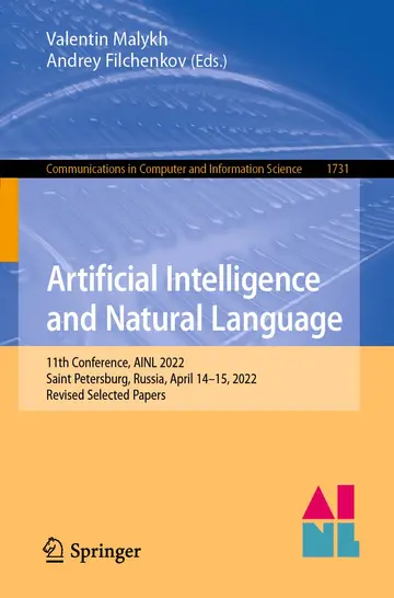 Cover of Artificial Intelligence and Natural Language