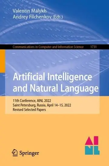 Cover of Artificial Intelligence and Natural Language