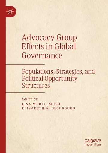 Cover of Advocacy Group Effects in Global Governance