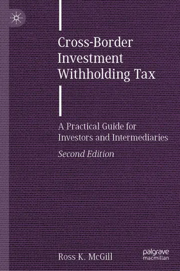 Cover of Cross-Border Investment Withholding Tax