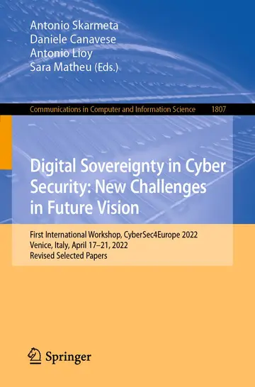Cover of Digital Sovereignty in Cyber Security