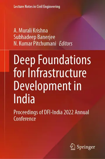 Cover of Deep Foundations for Infrastructure Development in India