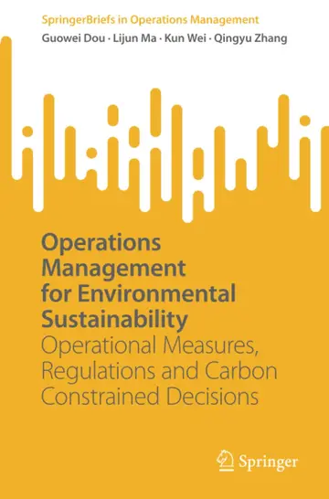 Cover of Operations Management for Environmental Sustainability