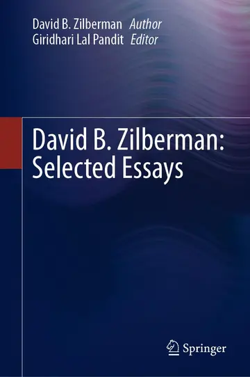 Cover of David B. Zilberman