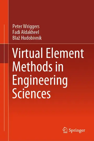 Cover of Virtual Element Methods in Engineering Sciences
