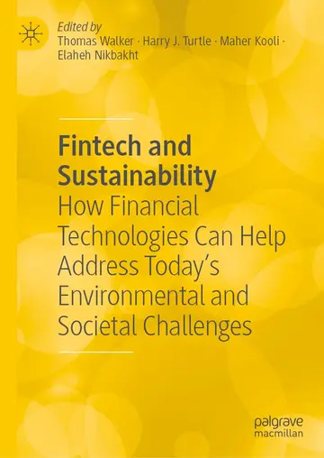 Cover of Fintech and Sustainability