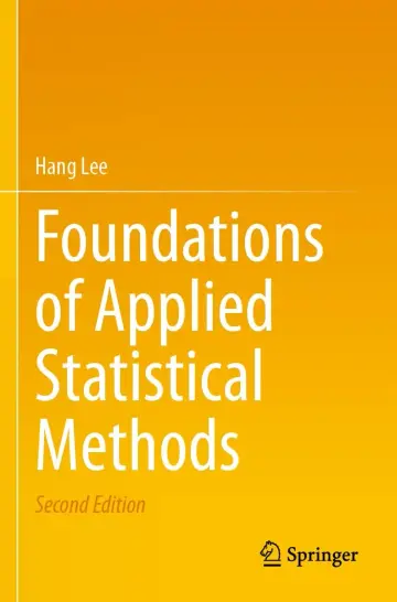 Cover of Foundations of Applied Statistical Methods